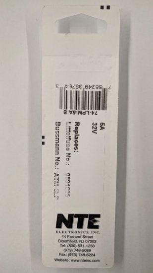 5 Amp Tan (APS) Low Profile Mini-Blade Fuse 32V (5Pk)