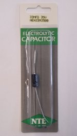 33uf 35V Axial Lead Electrolytic Capacitor