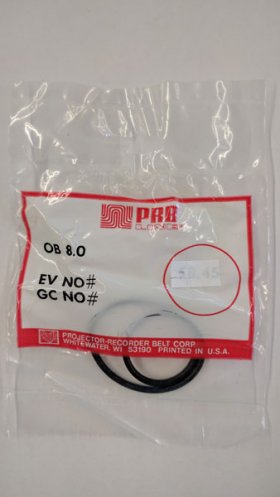 OB8.0 Round Rubber Belt 8.0" IC, .103" Cross Section