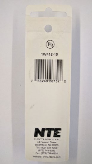 120K Ohm 1 Watt Metal Oxide Film Resistor (10Pk) 2% Tolerance