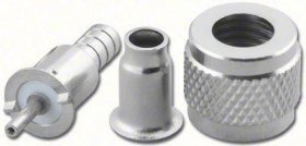 Mini-UHF Plug 3-Piece Crimp-On RG-316/U