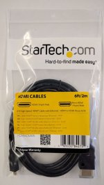 6 ft High Speed HDMI Cable with Ethernet HDMI to HDMI Micro M/M