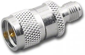 SMA Jack to Mini-UHF Plug Adapter