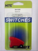 Toggle Safety Cover Red Fits 15/32" Toggle Switches
