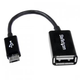 5in Micro USB to USB OTG Host Adapter M/F