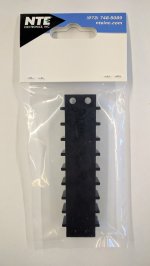 8-Pole 25Amp 300V Dual Row Terminal Block 11mm Pitch