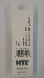 0.125 Amp (125mA) GDA-V Axial Ceramic Fuse 5Pk FastActing 5x20mm