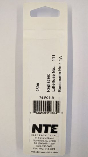 3.6x10mm PC Mount Fuse Clips (5Pk)