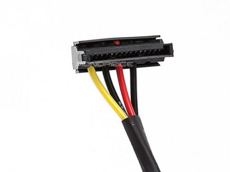 12" 4pin MOLEX Male to (2) 15pin SATA II Female Power Cable
