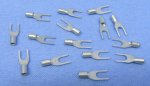 Fork/Spade Non-Insulated 22-18Awg #6 Stud (15Pk)