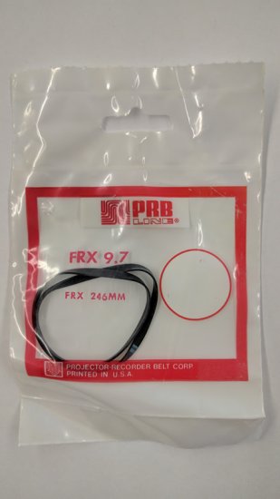 FRX9.7 Flat Rubber Belt 9.7\" IC, .12\" CS, .031\" Wall Thickness