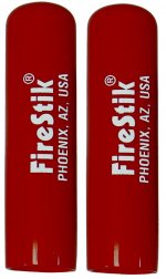 Firestik II Replacement Plastic Tips (2Pk) Red