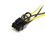 6in SATA Power to 8 Pin PCI Express Video Card Power Cable Adapt