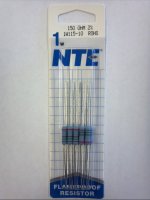 150 Ohm 1 Watt Metal Oxide Film Resistor (10Pk) 2% Tolerance