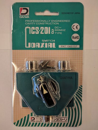 Daiwa CS-201A Coax Switch 2-Port (SO-239)