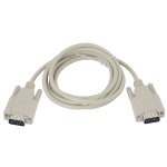 10Ft DB9 M/M Molded Serial Cable