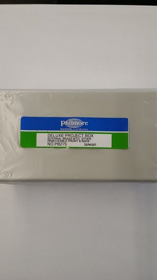 Deluxe Molded Project Box (Light Grey) 7-1/2"x4.0"x2-7/8"