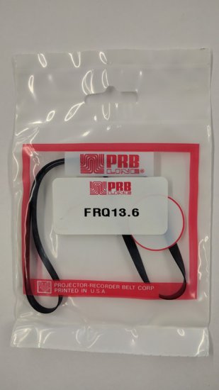 FRQ13.6 Flat Rubber Belt 13.6\" IC, .195\" CS, .022\" WallThickness