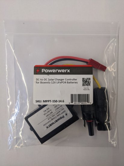 DC-to-DC Solar Charger Controller for 12V LiFePO4 Batteries 150W