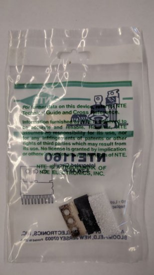 NTE1160 IC, Audio Power Amp, 5.2W, 10-Lead SIP