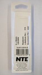 0.125 Amp (125mA) 3AB Ceramic Fuse (5Pk) Fast Acting 6x30mm