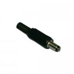 Size M 5.5/2.1mm Coaxial DC Power Plug Inline w/Strain Relief