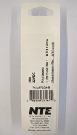 20 Amp Yellow (ATC) Lighted Blade Fuse 32V (5Pk) Fast Acting