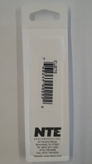 75 Ohm, 1/8W, 2% Metal Film Flameproof Resistor (6Pk)