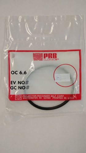 OC6.6 Round Rubber Belt 6.6" IC, .139" Cross Section