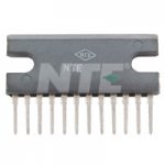 NTE1293 IC, Dual, Audio Power Amp, 5.8W/Ch, 12-Lead SIP