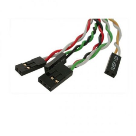 Replacement Power Reset LED Wire Kit for ATX Case Front Bezel
