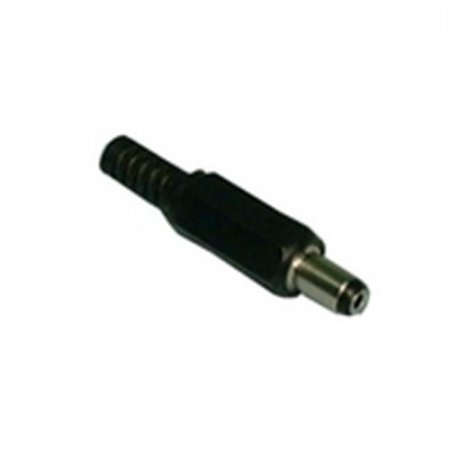 Size M 5.5/2.1mm Coaxial DC Power Plug Inline w/Strain Relief
