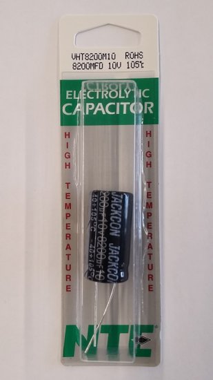 8,200uf 10V 105°C Radial Lead Electrolytic Capacitor
