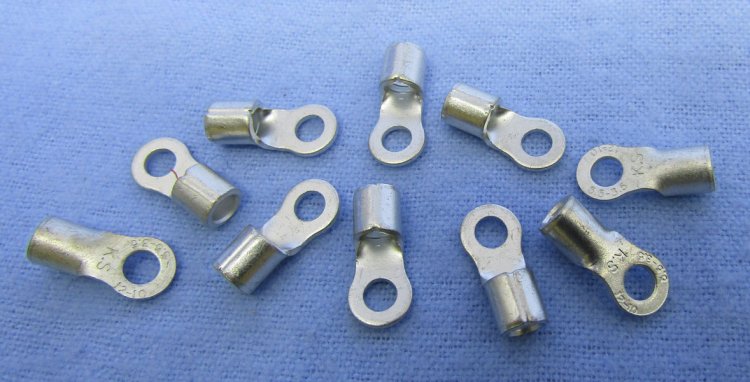 Ring Terminal Non-Insulated 12-10Awg #6 Stud (10Pk)