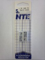 1.5K Ohm 5W Cerment Power Wirewound Resistor (2Pk) 5% Tolerance