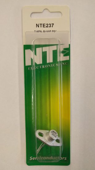 NTE237 T-NPN, Si, RF Pwr Output, CB (Po 3W, 27MHz)