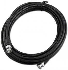 25Ft RG-58A/U Double Shield Cable, BNC Plug/Plug