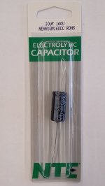 10uf 160V Axial Lead Electrolytic Capacitor