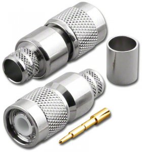 TNC Plug 3-Piece Crimp RG-213U, 8/U