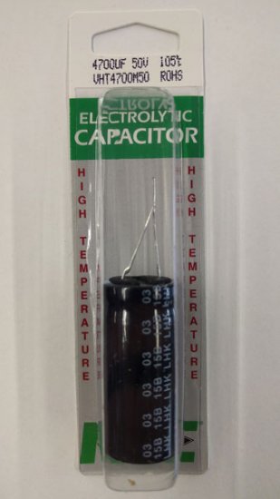 4,700uf 50V 105°C Radial Lead Electrolytic Capacitor