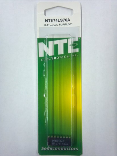 NTE74LS76A IC TTL Dual J-K Flip Flop w/Preset and Clear