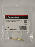 Original 2 pin Power connector for VHF/UHF - Radio Side