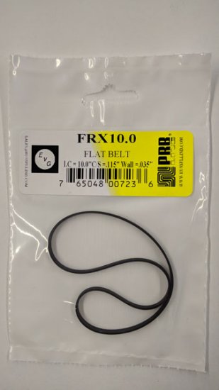FRX10.0 Flat Rubber Belt 10.0\" IC, .115\" CS, .035\" Wall Thicknes