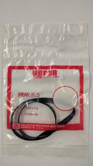 FRM11.5 Flat Rubber Belt 11.5\" IC, .21\" CS, .031\" Wall Thickness