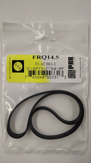 FRQ14.5 Flat Rubber Belt 14.5\" IC, .27\" CS, .059\" Wall Thickness