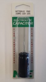 330uf 160V 105°C Radial Lead (1Pk) Electrolytic Capacitor NTE