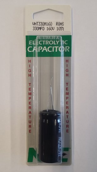 330uf 160V 105°C Radial Lead (1Pk) Electrolytic Capacitor NTE
