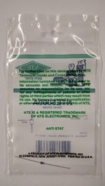 NTE5009A Zener Diode 4.7V 1/2W, DO35