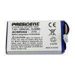 President - ACMR407 Randy FCC Lithium Ion Replacement Battery