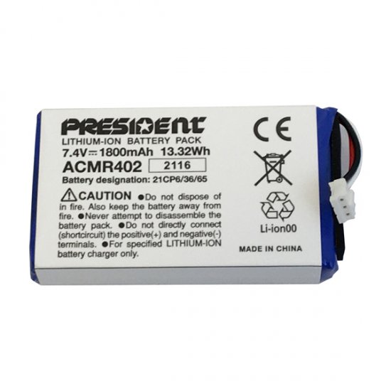 President - ACMR407 Randy FCC Lithium Ion Replacement Battery